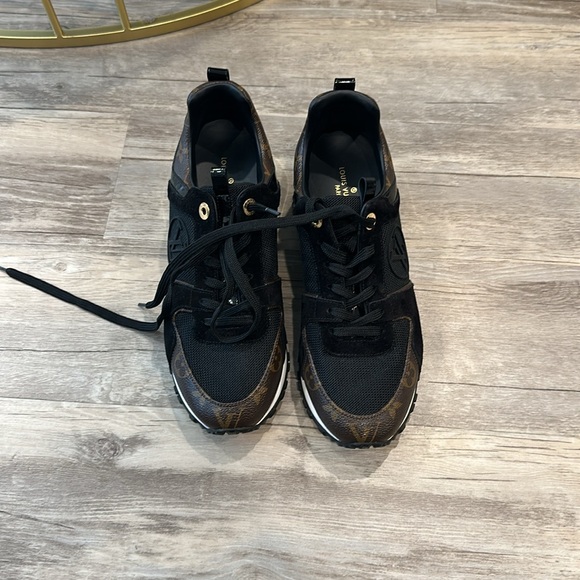 Louis Vuitton Suede Monogram Run Away Sneakers - Picture 2 of 6